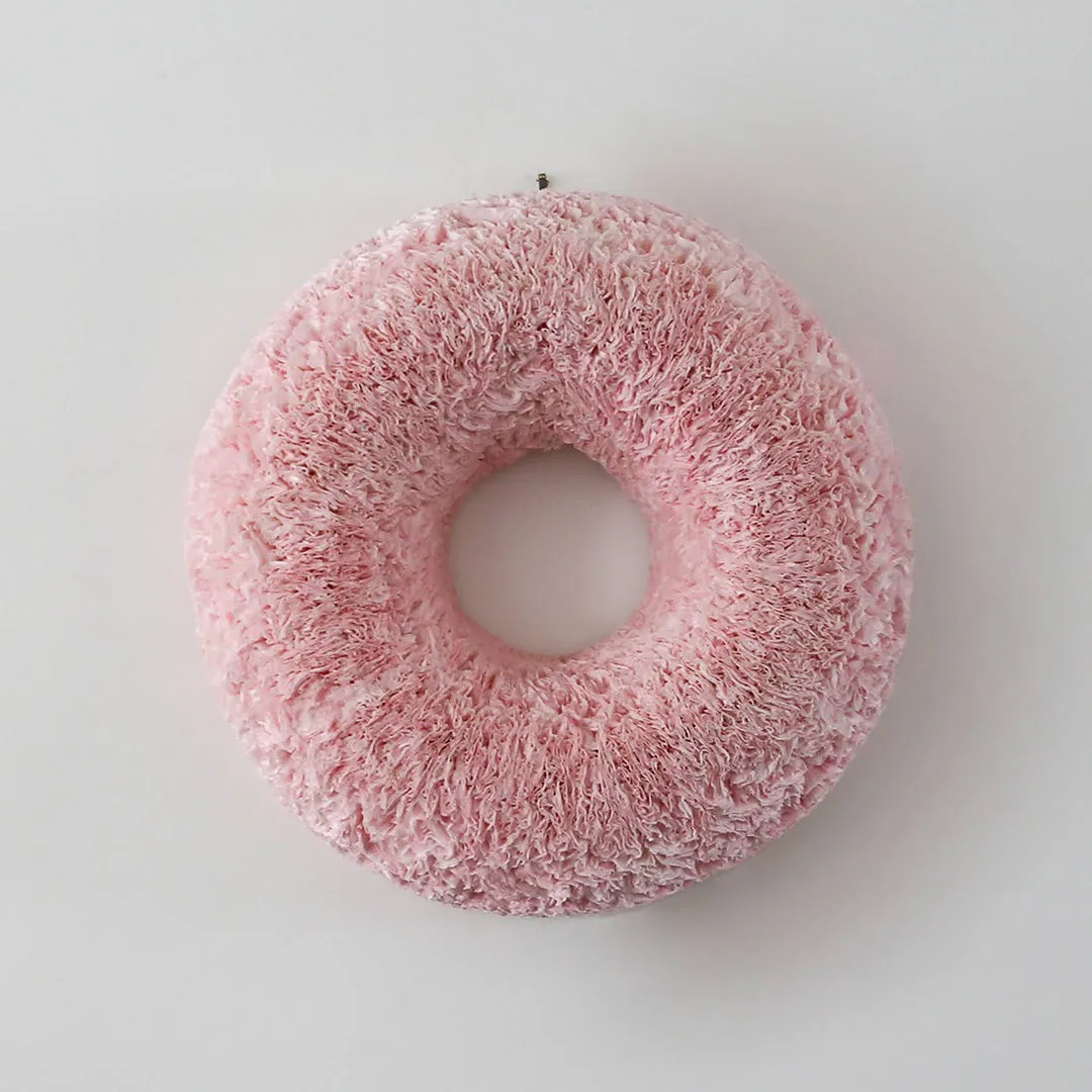 Blush-Pink Coffee Filter Wreath