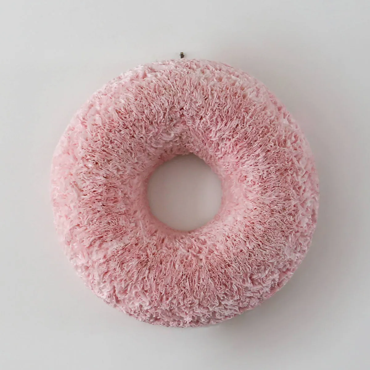 Blush-Pink Coffee Filter Wreath