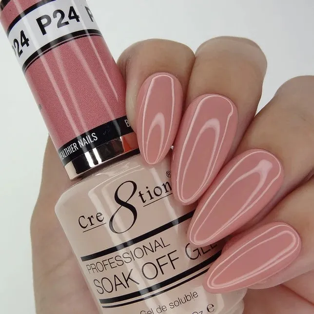 Cre8tion Gel Polish, French Collection, P24, 0.5oz
