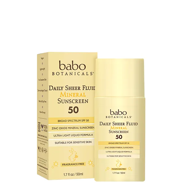 Daily Sheer Fluid Mineral Sunscreen SPF 50