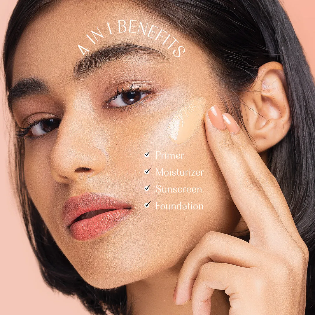 Easy Expresso - Skip Everything Blurring Serum Skin Tint Without Brush 4-in-1 Benefits