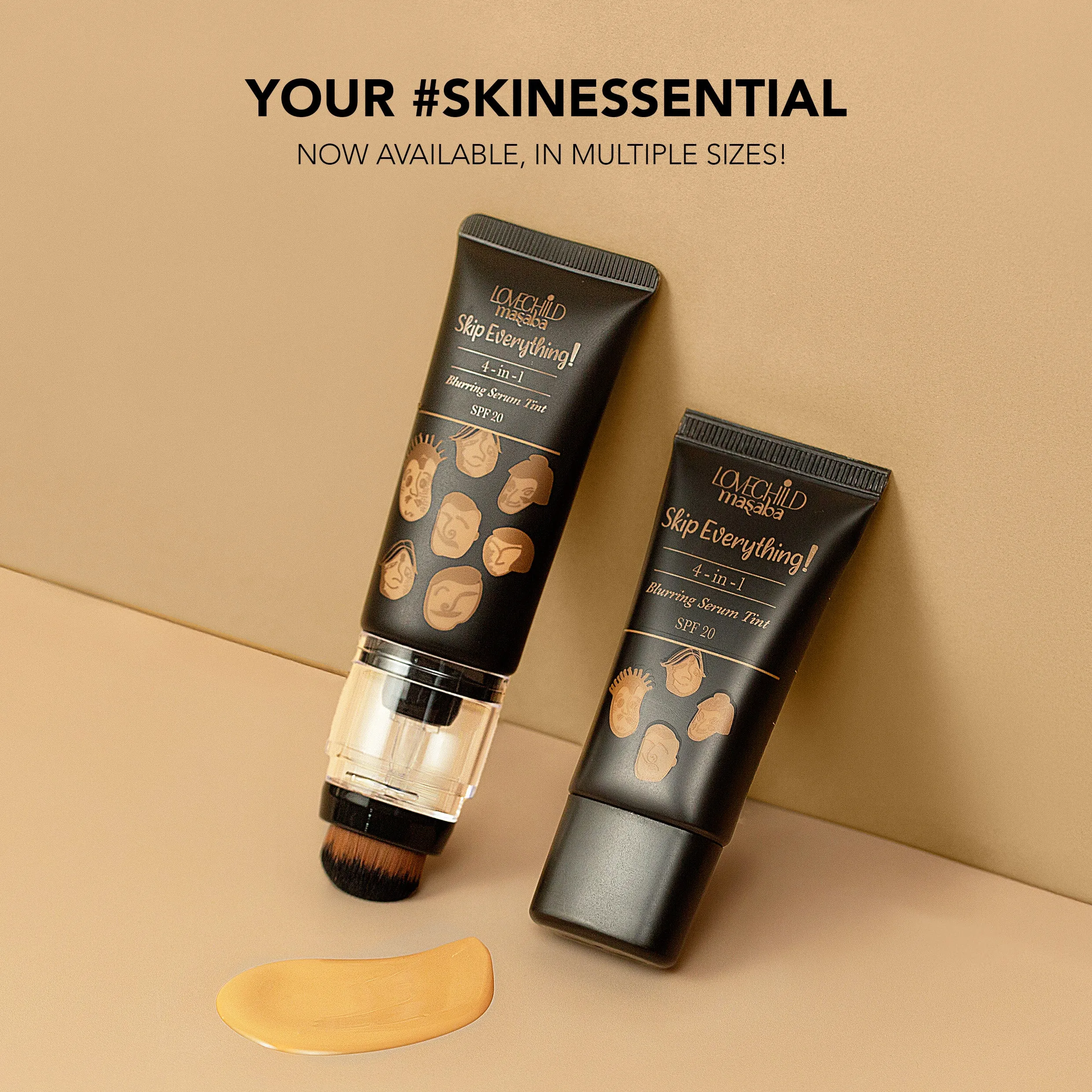 Easy Expresso - Skip Everything Blurring Serum Skin Tint Without Brush 4-in-1 Benefits