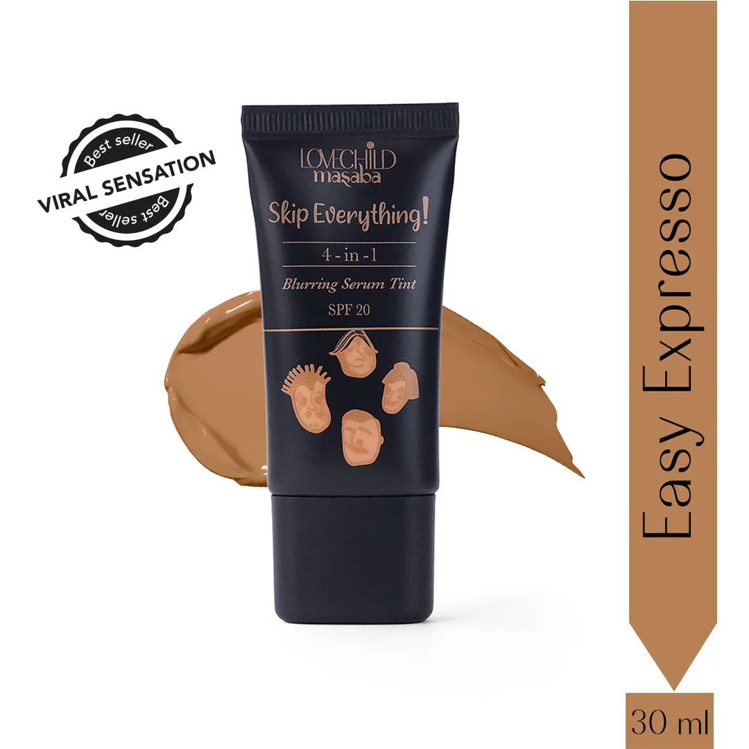 Easy Expresso - Skip Everything Blurring Serum Skin Tint Without Brush 4-in-1 Benefits