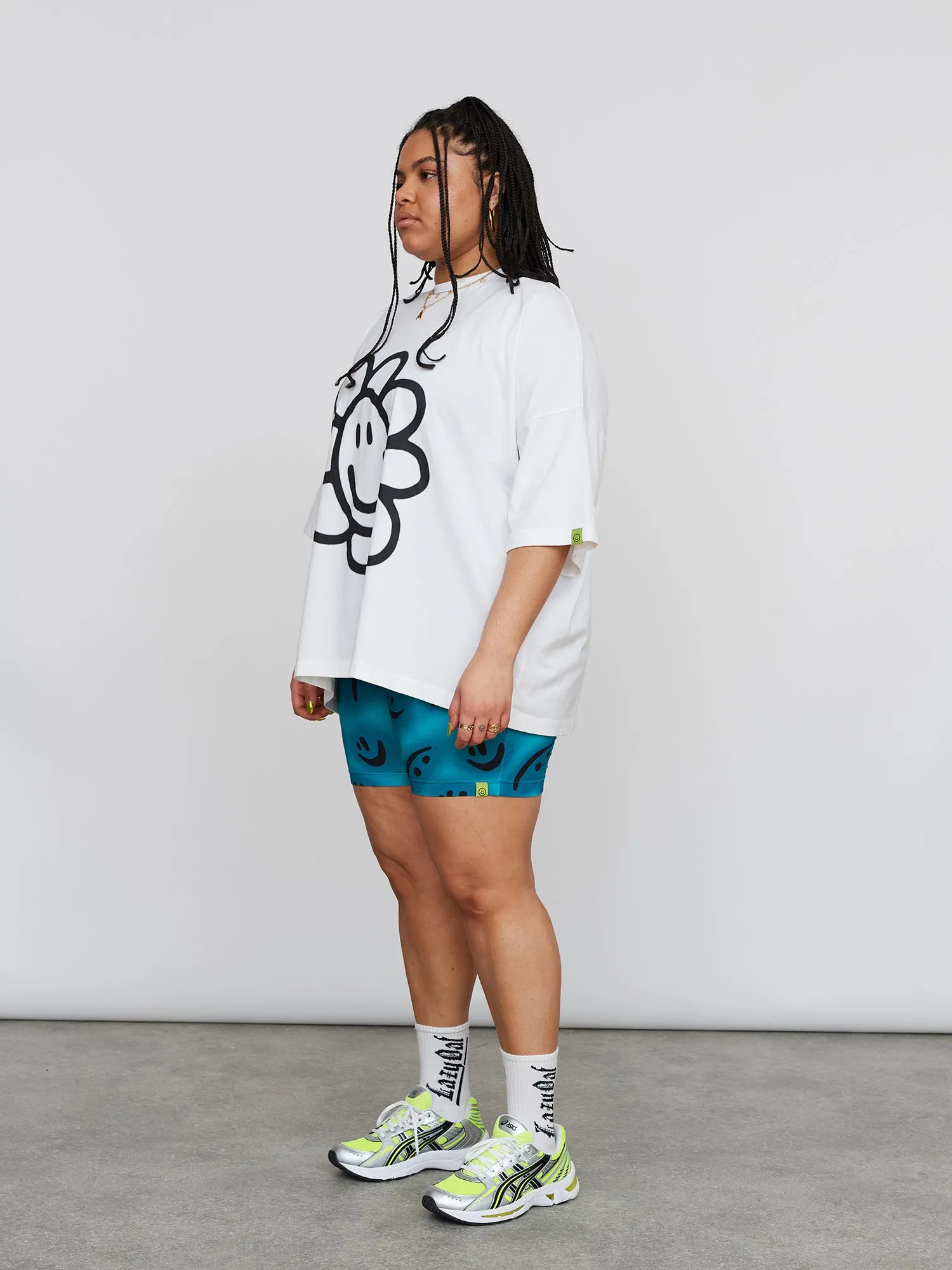 Happy Flower Big Square T-Shirt
