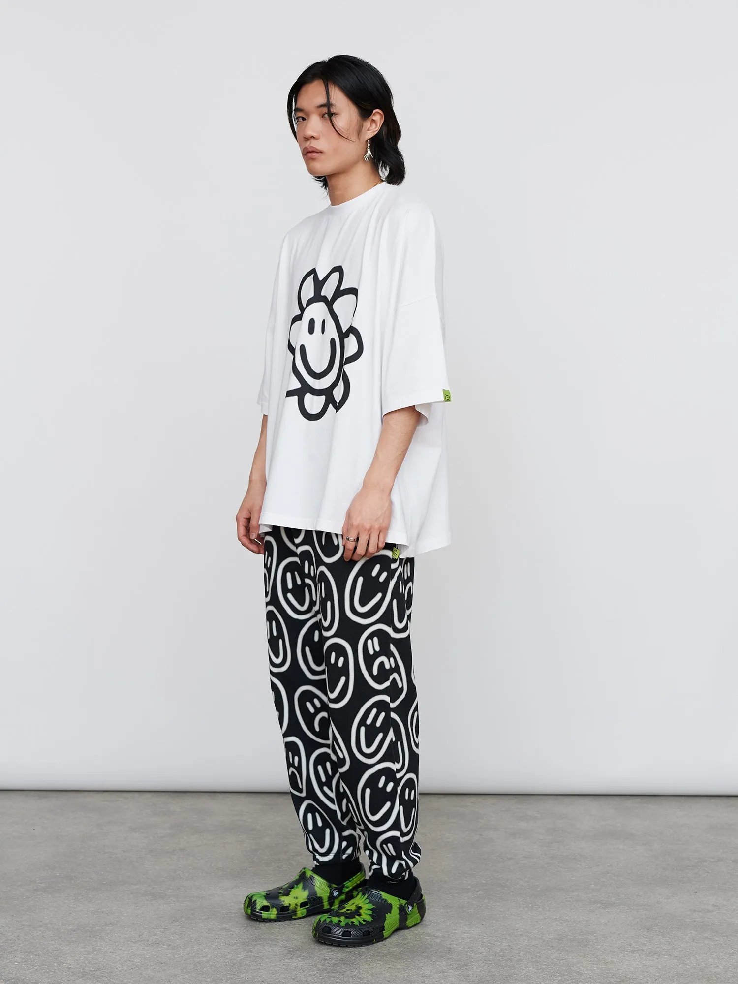 Happy Flower Big Square T-Shirt