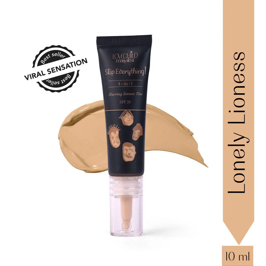 Lonely Lioness- Skip Everything Blurring Serum Skin Tint  4-in-1 Benefits