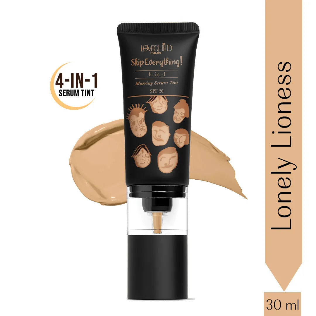 Lonely Lioness- Skip Everything Blurring Serum Skin Tint  4-in-1 Benefits