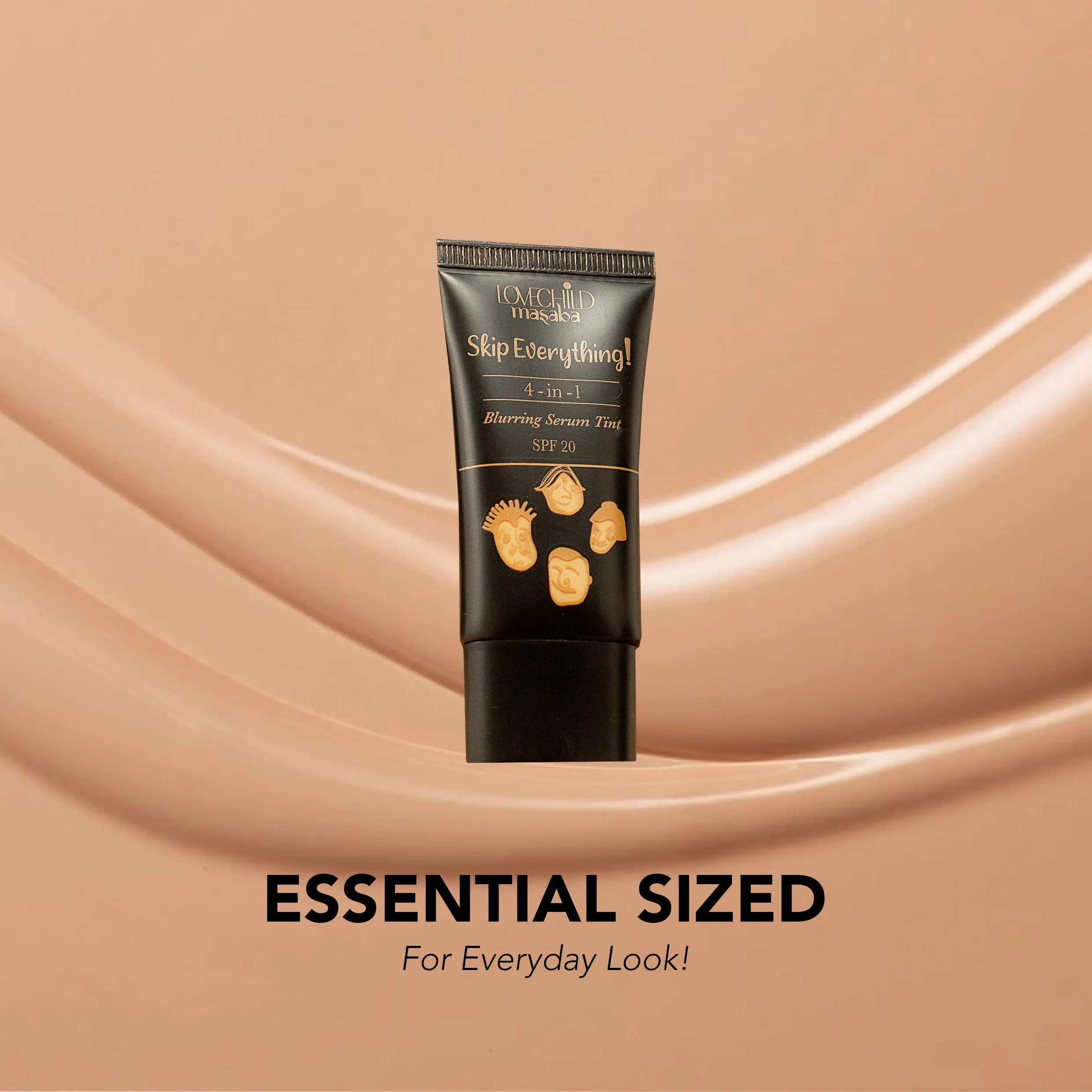 Lonely Lioness- Skip Everything Blurring Serum Skin Tint  4-in-1 Benefits