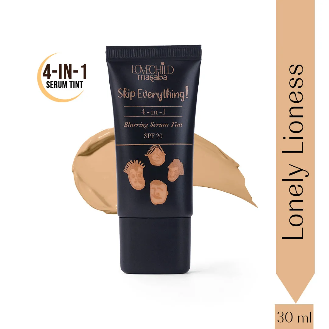 Lonely Lioness- Skip Everything Blurring Serum Skin Tint  4-in-1 Benefits