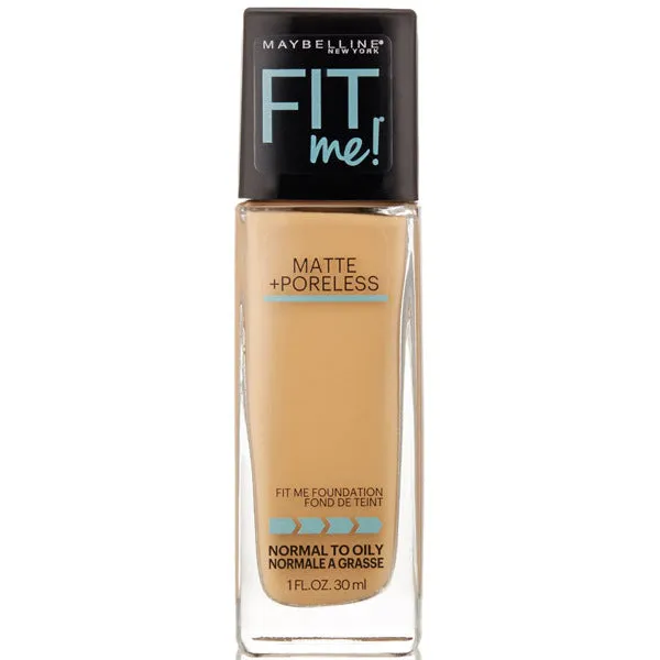 MAYBELLINE - Fit Me Matte   Poreless Foundation 230 Natural Buff - 1 fl. oz. (30 ml)