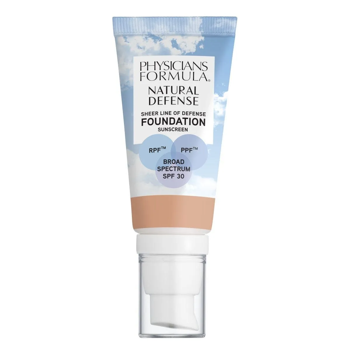 PHYSICIANS FORMULA - Natural Defense Foundation SPF 30 Fair to Light - 1 fl oz (30 ml)