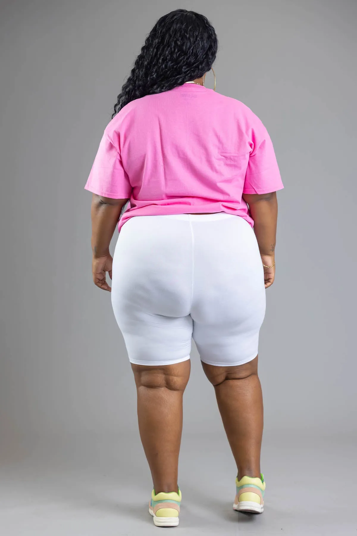 PLUS PINK N PURPLE SPRAY CNT TEE