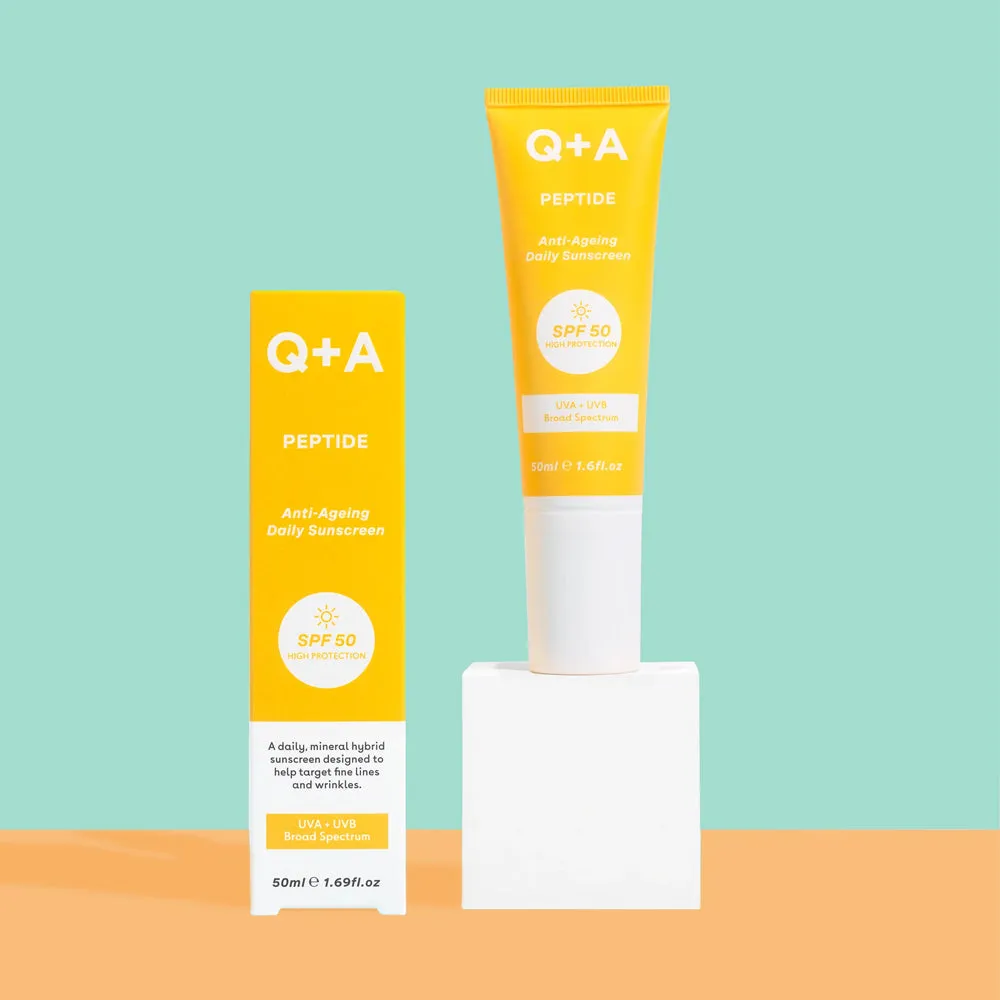 Q A Peptide SPF 50 Anti-Ageing Daily Sunscreen