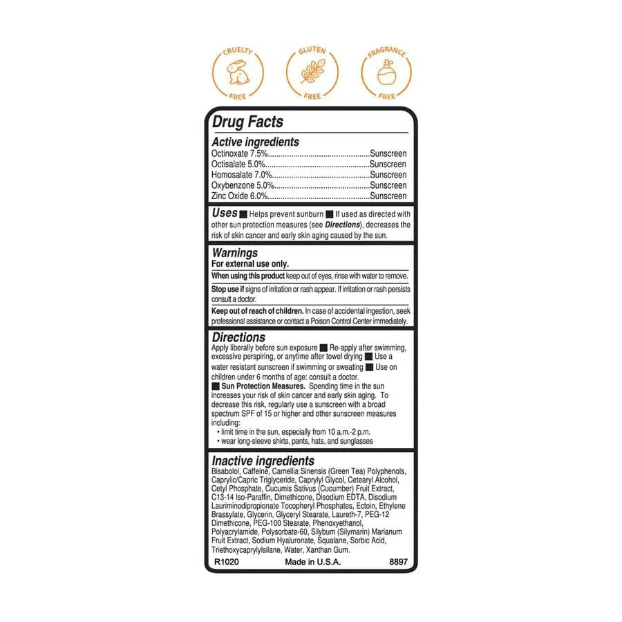 Replenix Hydrating Antioxidant Sunscreen SPF 50 