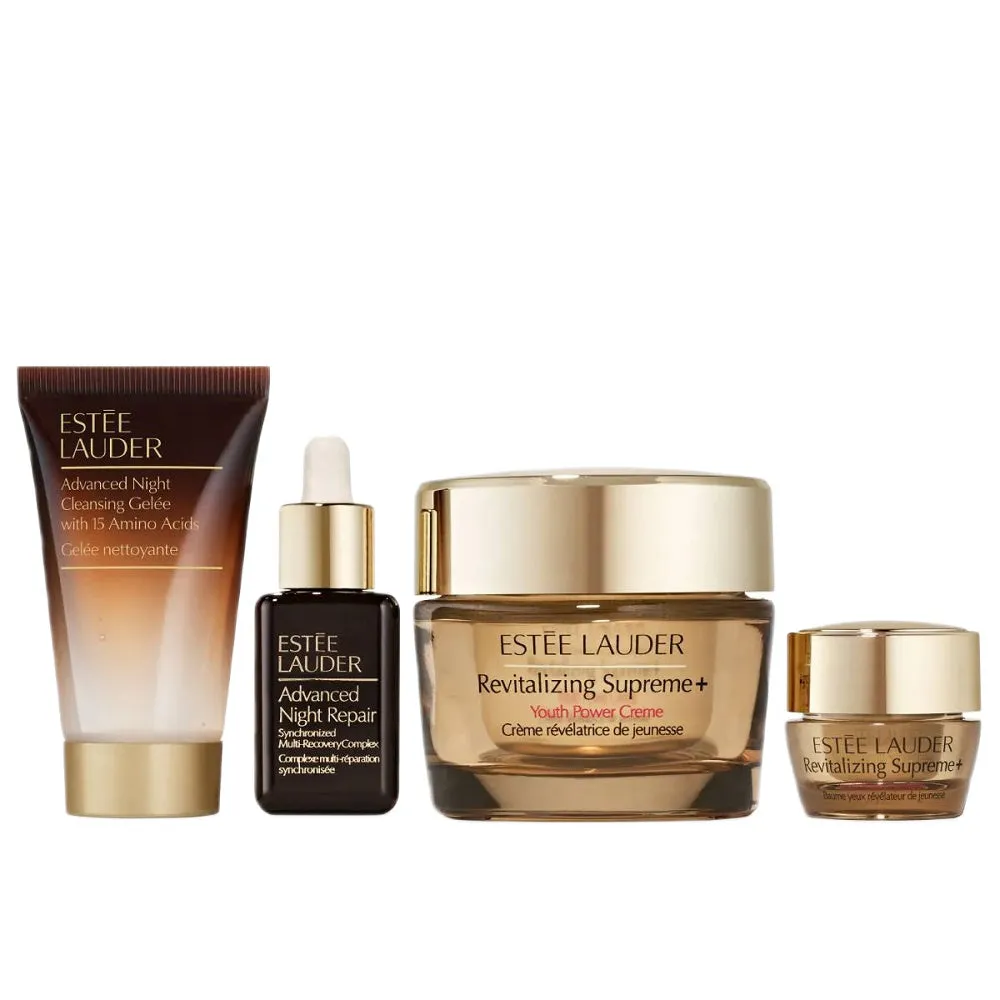 Revitalizing Supreme  zestaw rewitalizujący krem do twarzy 50ml   serum naprawcze 15ml   żel oczyszczający do twarzy na noc 30ml   krem pod oczy 5ml