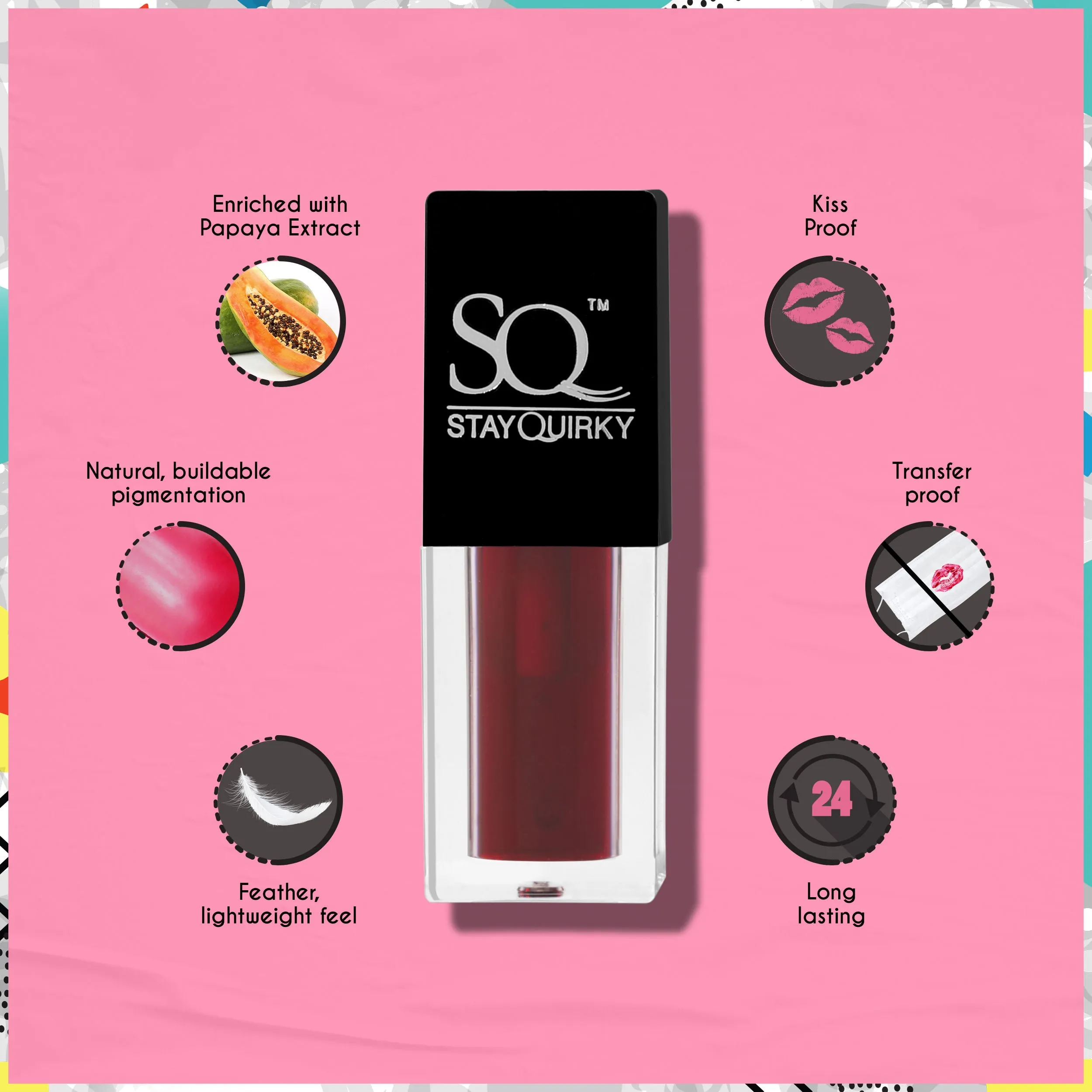 Stay Quirky Cutesy Tootsie Lip & Cheek Tint Red velvete Cake (2.6ml)